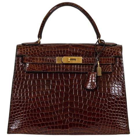 kelly croco hermes|hermes kelly crocodile handbag.